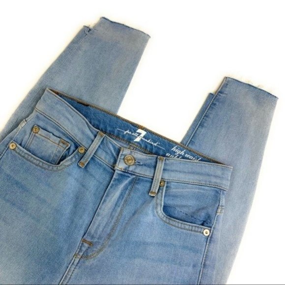 7FAMK High Waist Ankle Gwenevere w/ Step Hem - Picture 4 of 8